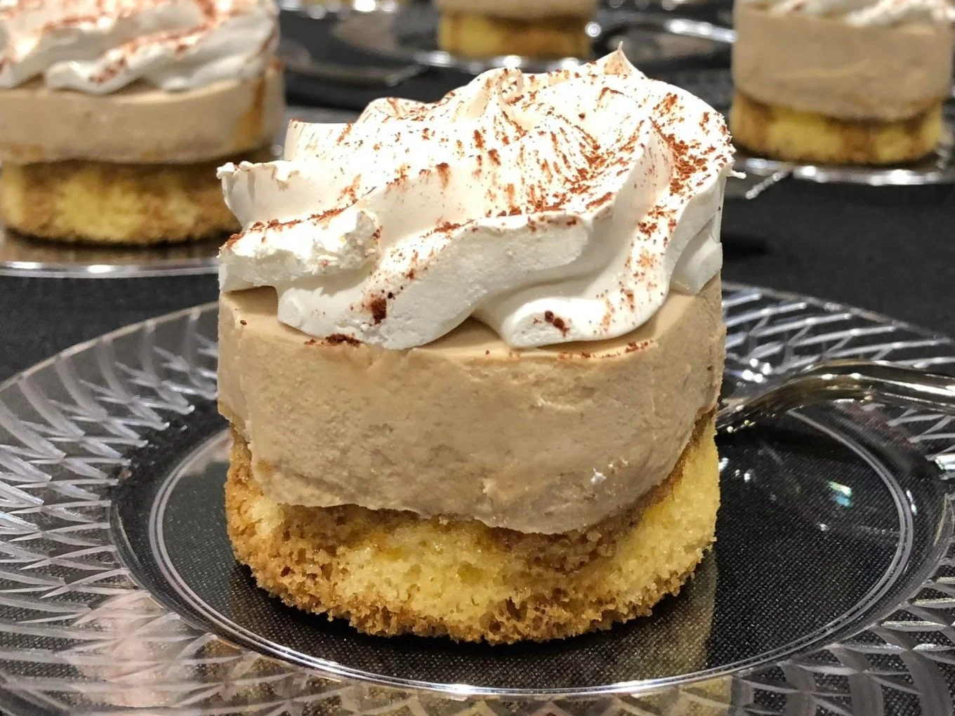 Dessert prepared for a Riviera event