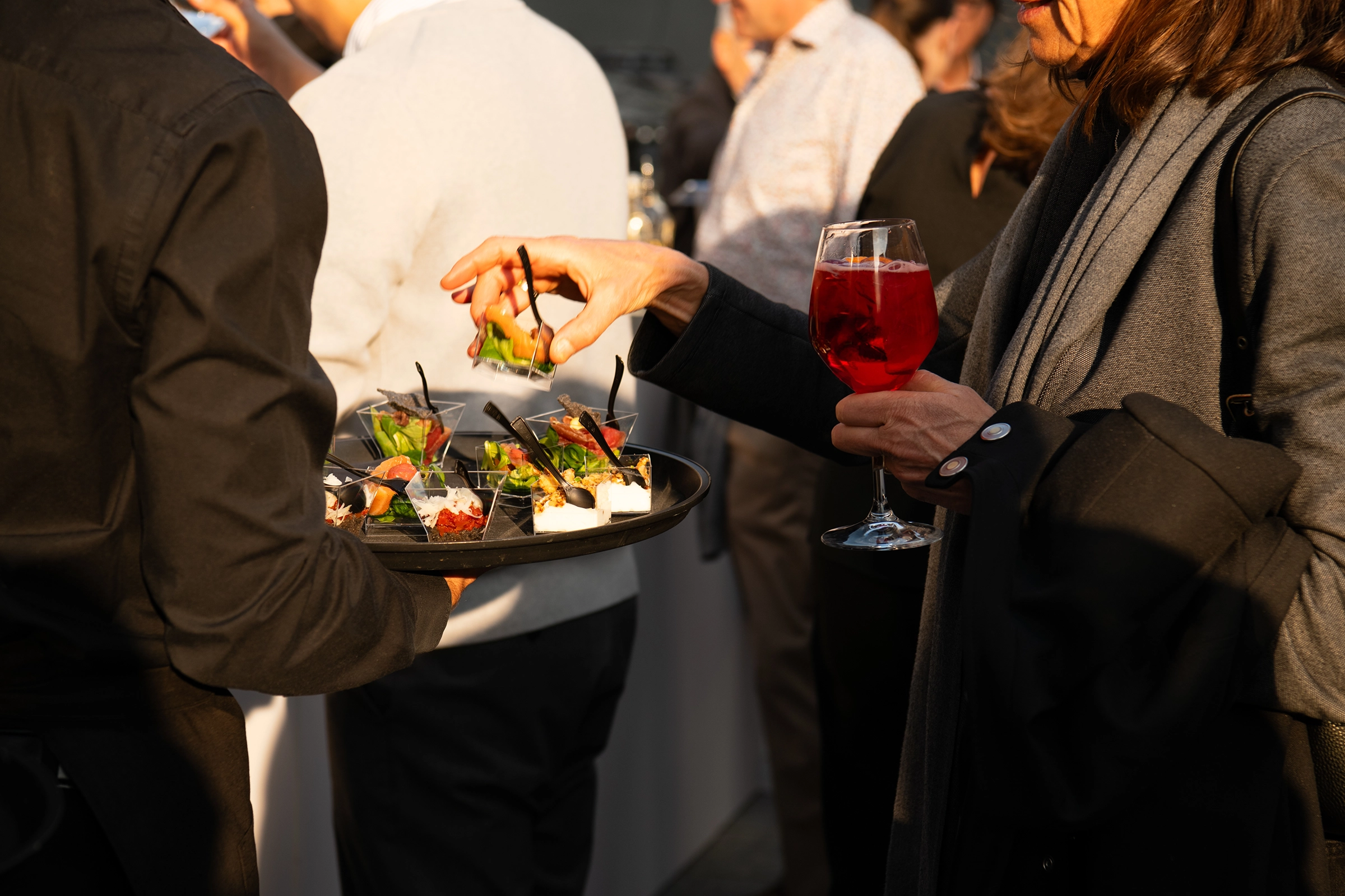 Riviera venue prepared for an elegant reception